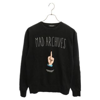 UNDERCOVER - UNDERCOVER アンダーカバー 15AW MAD ARCHIVES マッドアーカイブ プリント クルーネック スウェット ブラック