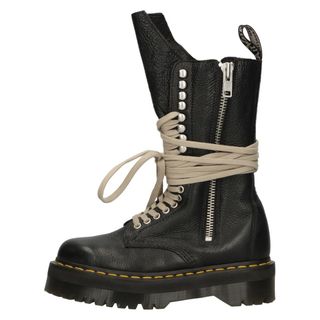 リックオウエンス(Rick Owens)のRick Owens リックオウエンス ×Dr,Martens 18 HOLE BOOTS ロングレースアップブーツ ブラック 1918 RO(ブーツ)