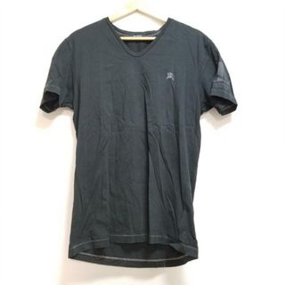 Burberry Black Label(バーバリーブラックレーベル) 半袖Tシャツ サイズ3 L メンズ - 黒 Vネック