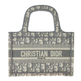 クリスチャンディオール(Christian Dior)のDIOR/ChristianDior(ディオール/クリスチャンディオール) トートバッグ ブックトート ミニバッグ S5475ZRIW_M932 アイボリー×グレー ジャガード(トートバッグ)