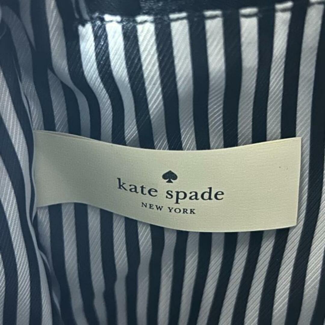 kate spade new york(ケイトスペードニューヨーク)のKate spade(ケイトスペード) ハンドバッグ美品  キャメロンストリート ラージ レーン PXRU7951 ネイビー×黒 レザー レディースのバッグ(ハンドバッグ)の商品写真