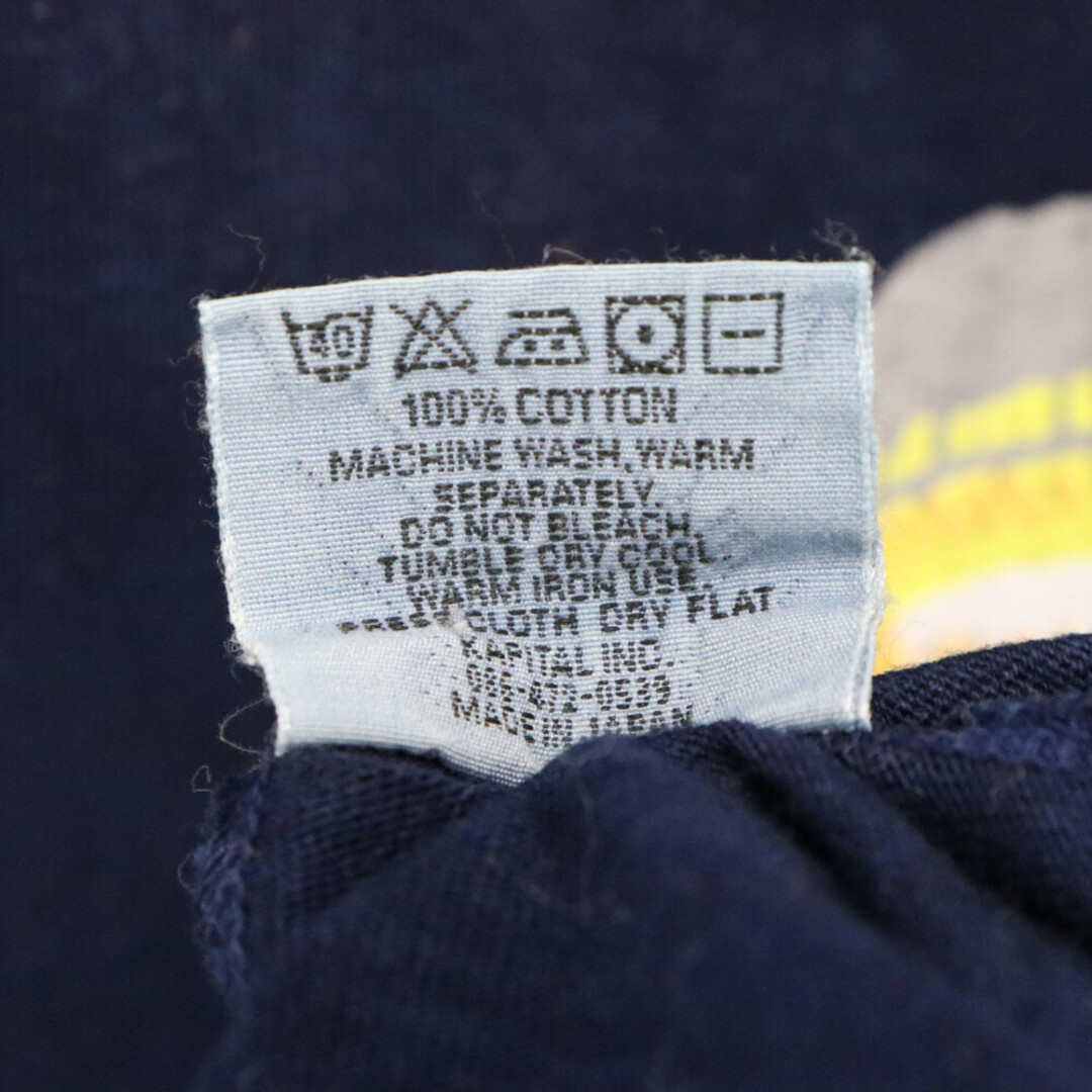 KAPITAL(キャピタル)のKAPITAL キャピタル 藍染め ホースプリント 半袖Tシャツ ネイビー メンズのトップス(Tシャツ/カットソー(半袖/袖なし))の商品写真