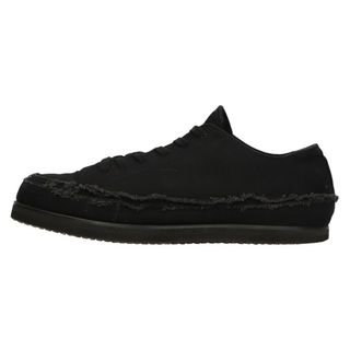 ヨウジヤマモト(Yohji Yamamoto)のYohji Yamamoto POUR HOMME ヨウジヤマモト プールオム 22AW CANVAS CUTOFF XLINE RUNNING SHOES キャンバス カットオフ XLINE ランニング ローカット スニーカー シューズ HX-E08-062 ブラック(スニーカー)