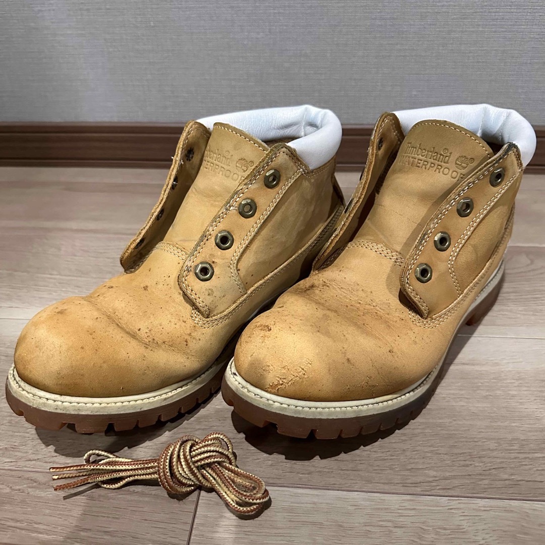 Timberland ティンバーランド イエロー ブーツ ウォータープルーフ メンズの靴/シューズ(ブーツ)の商品写真