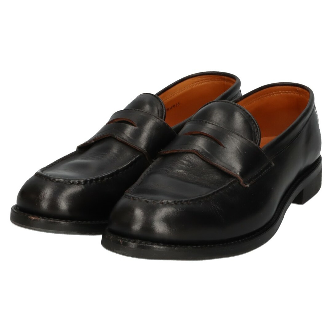 wheel robe ウィールローブ HEAVY STITCHING LOAFER ヘビー ステッチデザイン ローファー レザー ローカット シューズ ブラック 15079 メンズの靴/シューズ(ドレス/ビジネス)の商品写真