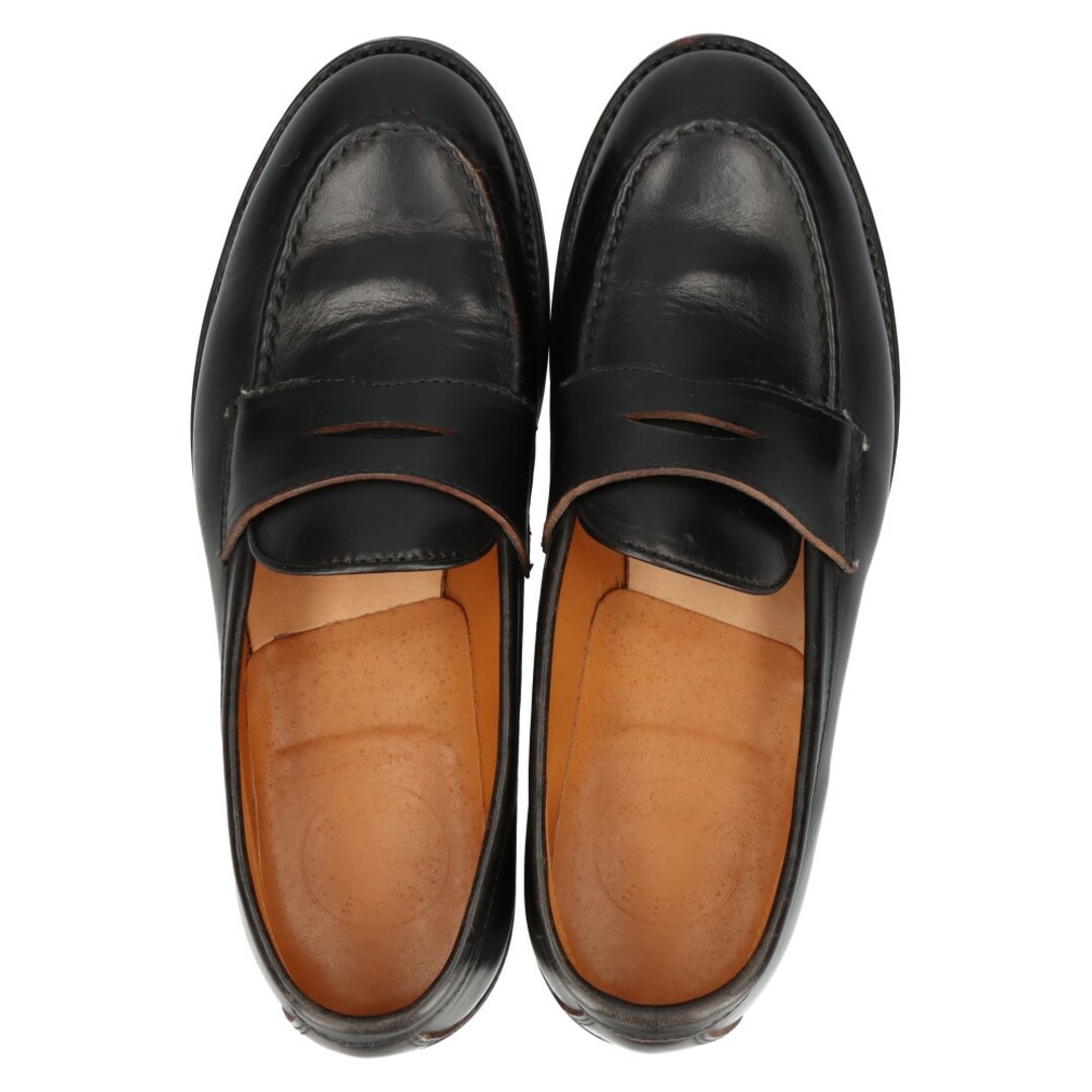 wheel robe ウィールローブ HEAVY STITCHING LOAFER ヘビー ステッチデザイン ローファー レザー ローカット シューズ ブラック 15079 メンズの靴/シューズ(ドレス/ビジネス)の商品写真