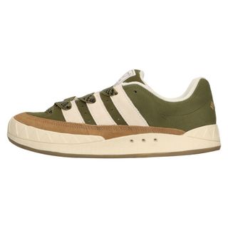 アディダス(adidas)のadidas アディダス ×HUMAN MADE Adimatic HM Dust Green×ヒューマンメイド アディマティック ダストグリーン ローカットスニーカー カーキ/ブラウン US9/27cm HP9914(スニーカー)