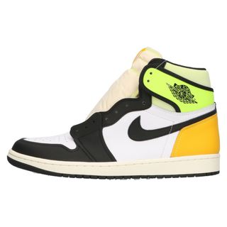 ナイキ(NIKE)のNIKE ナイキ AIR JORDAN1 RETRO HIGH OG Volt Gold エアジョーダン1 ハイカットスニーカー ボルトゴールド イエロー/ホワイト US10.5 555088-118(スニーカー)