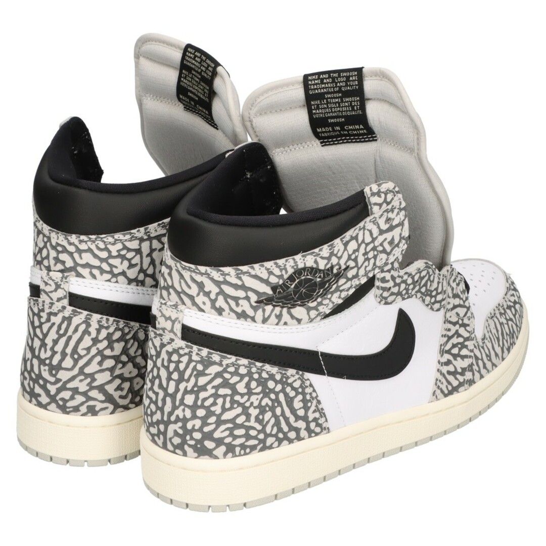 NIKE(ナイキ)のNIKE ナイキ AIR JORDAN 1 RETRO HIGH OG WHITE CEMENT エアジョーダン1 ホワイトセメント ハイカットスニーカー グレー/ホワイト US10 DZ5485-052 メンズの靴/シューズ(スニーカー)の商品写真