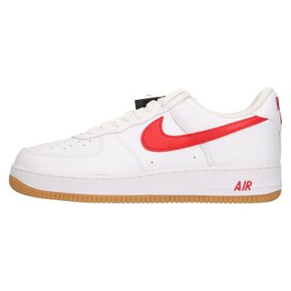 ナイキ(NIKE)のNIKE ナイキ AIR FORCE 1 LOW RETRO COLOR OF THE MONTH エアフォース1 ローカットスニーカー ホワイト/ユニバーシティレッド US10.5 DJ3911-102(スニーカー)