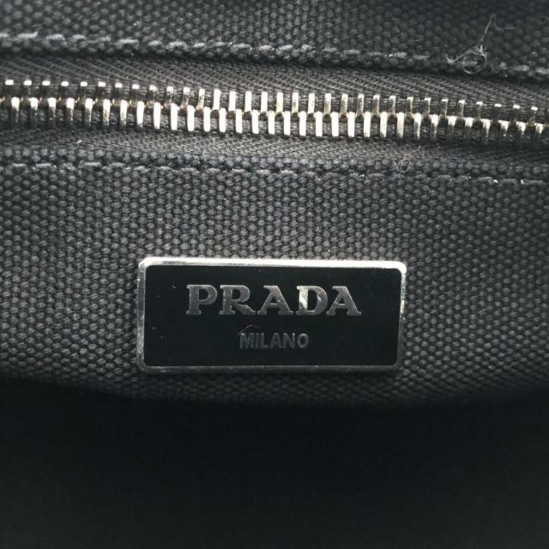 PRADA(プラダ)のPRADA(プラダ) トートバッグ CANAPA 1BG439 黒 エンボスロゴ キャンバス レディースのバッグ(トートバッグ)の商品写真