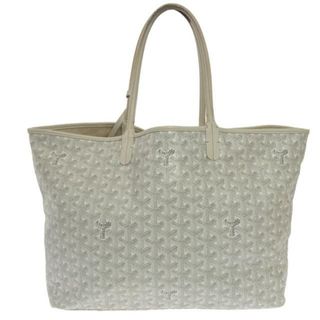 ゴヤール(GOYARD)のGOYARD(ゴヤール) トートバッグ サンルイPM 白×ライトグレー コーティングキャンバス(トートバッグ)