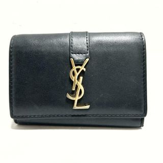 SAINT LAURENT PARIS(サンローランパリ) キーケース - 438963 黒 6連フック レザー(キーケース)