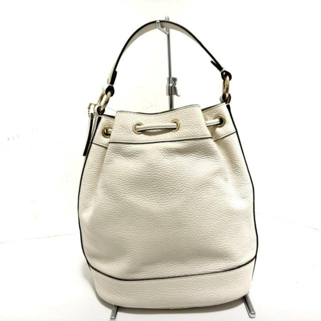 COACH(コーチ)のCOACH(コーチ) ハンドバッグ美品  デンプシー ドローストリング バケット バッグ C4100 アイボリー 巾着型 レザー レディースのバッグ(ハンドバッグ)の商品写真