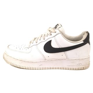 ナイキ(NIKE)のNIKE ナイキ AIR FORCE 1 Pebbled Leather エアフォース1 ローカットスニーカー ブラック/ホワイト CT2302-100(スニーカー)