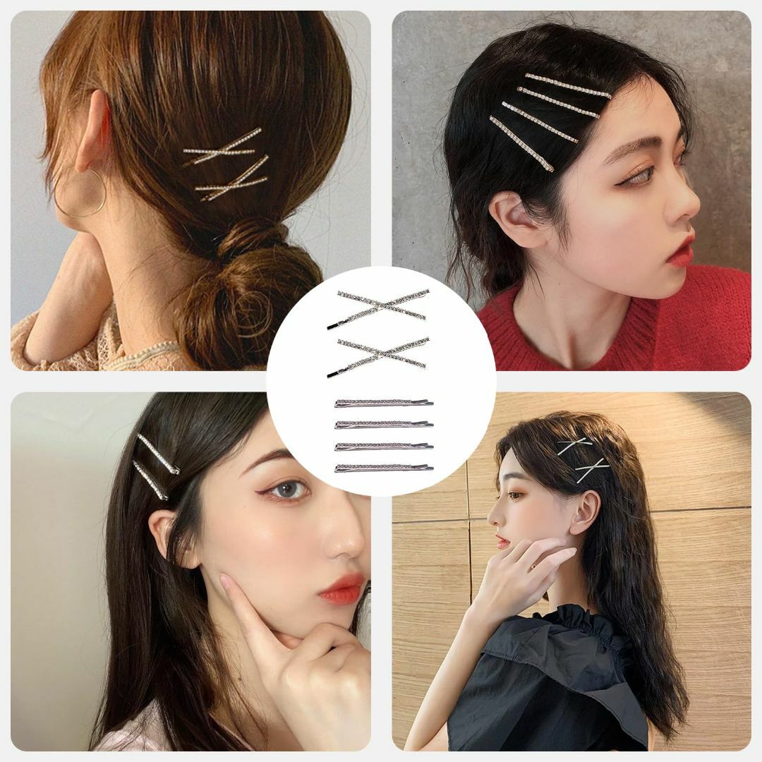 Doyime ヘアピン (6本セット) ヘアクリップ 前髪クリップ ヘアアクセサ コスメ/美容のヘアケア/スタイリング(その他)の商品写真