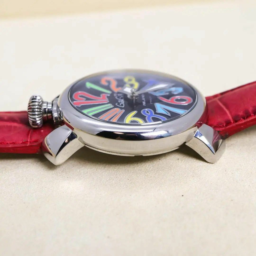 GaGa MILANO(ガガミラノ)の◆美品 稼働 GaGa MILANO マニュアーレ40 腕時計 5020 c メンズの時計(腕時計(アナログ))の商品写真