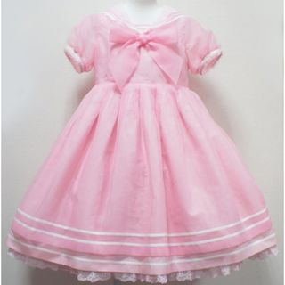 アンジェリックプリティー(Angelic Pretty)のangelic pretty セーラー襟ワンピ ピンク(ひざ丈ワンピース)