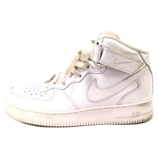 ナイキ(NIKE)のNIKE ナイキ AIR FORCE1 1 MID 07 エアフォース1 ミッドカット スニーカー ホワイト CW2289-111(スニーカー)