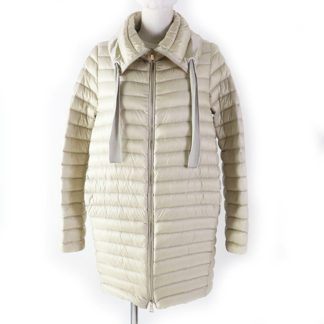 MONCLER - 極美品◎MONCLER モンクレール CITRINELLE ジップアップ ミドル丈 ライトダウンコート ベージュ 00 正規品 レディース