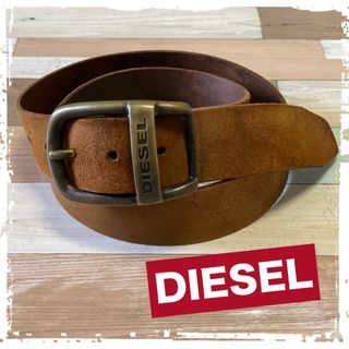 ディーゼル(DIESEL)の◆◇中古品◆◇ DIESEL ベルト ブラウン MADE IN ITALY 本革(ベルト)