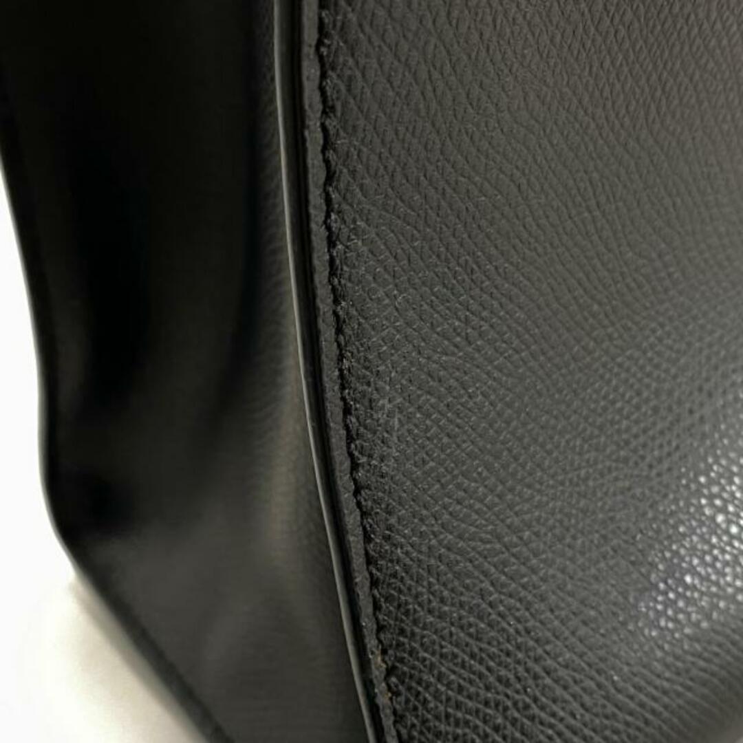Emporio Armani(エンポリオアルマーニ)のEMPORIOARMANI(エンポリオアルマーニ) ハンドバッグ - 黒 レザー レディースのバッグ(ハンドバッグ)の商品写真