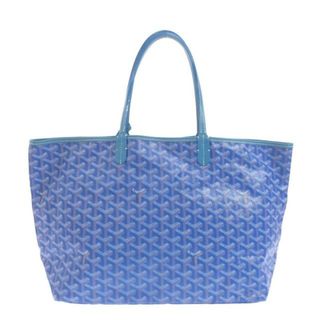 ゴヤール(GOYARD)のGOYARD(ゴヤール) トートバッグ サンルイPM ブルー×白×マルチ コーティングキャンバス×レザー(トートバッグ)