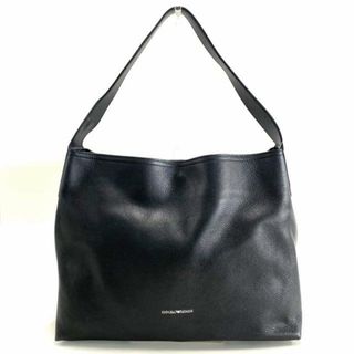 エンポリオアルマーニ(Emporio Armani)のEMPORIOARMANI(エンポリオアルマーニ) ショルダーバッグ - 黒 レザー(ショルダーバッグ)