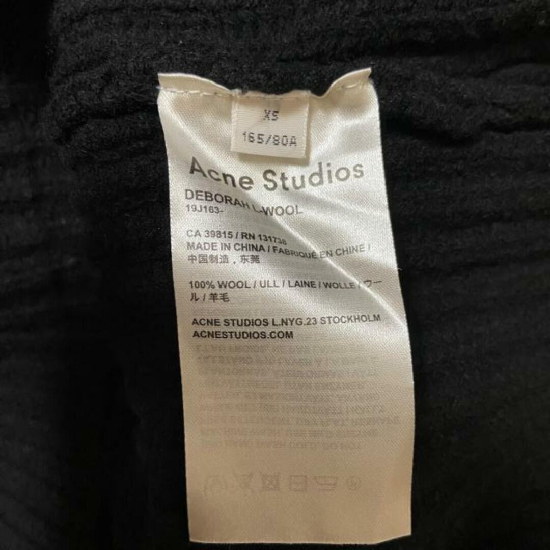 Acne Studios(アクネストゥディオズ)のACNE STUDIOS(アクネ ストゥディオズ) 長袖セーター サイズXS メンズ 黒 メンズのトップス(ニット/セーター)の商品写真