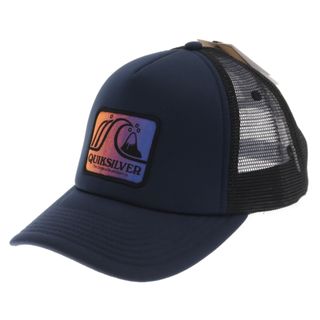 クイックシルバー(QUIKSILVER)のQUIKSILVER クイックシルバー SEA SATCHEL TRUCKER CAP ロゴパッチ トラッカーキャップ 帽子 ネイビー AQYHA05034(キャップ)