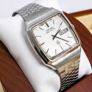 SEIKO - ◆稼働 SEIKO KING QUARTZ 腕時計 デイデイト 純正ベルト b