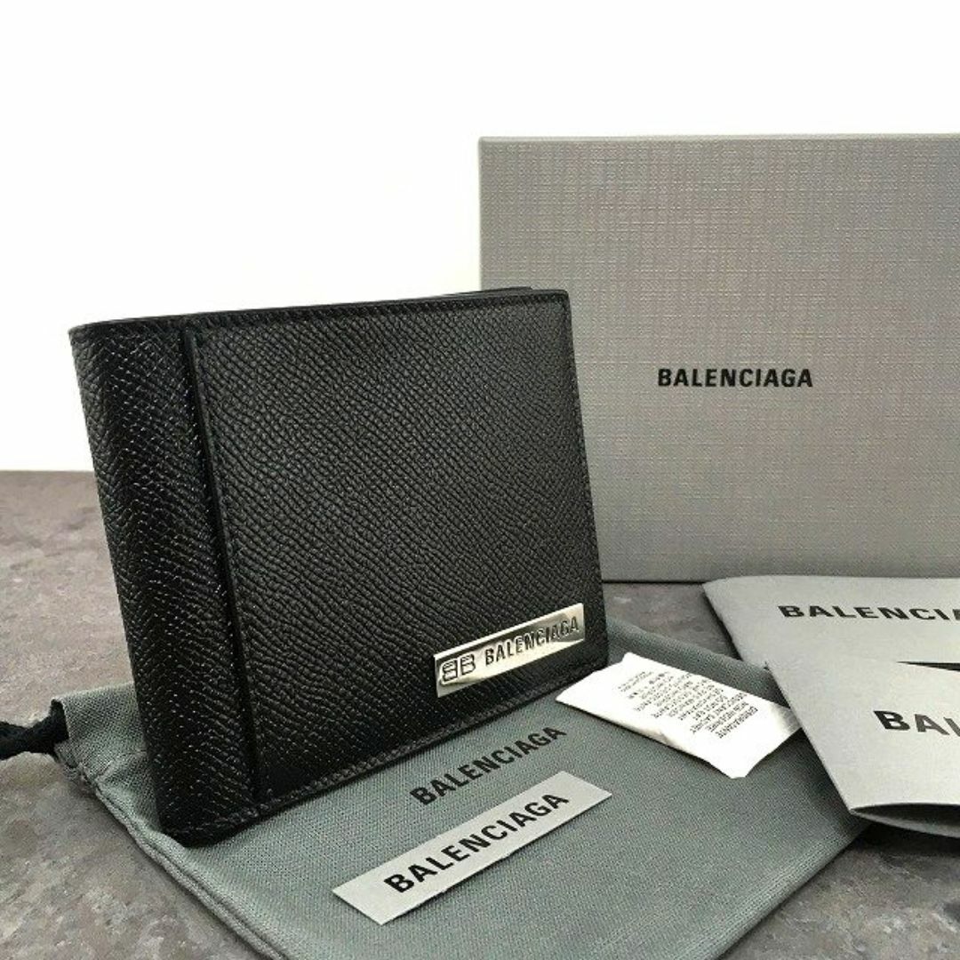 Balenciaga(バレンシアガ)の未使用品 BALENCIAGA 札入れ 671718 ブラック 79 メンズのファッション小物(折り財布)の商品写真