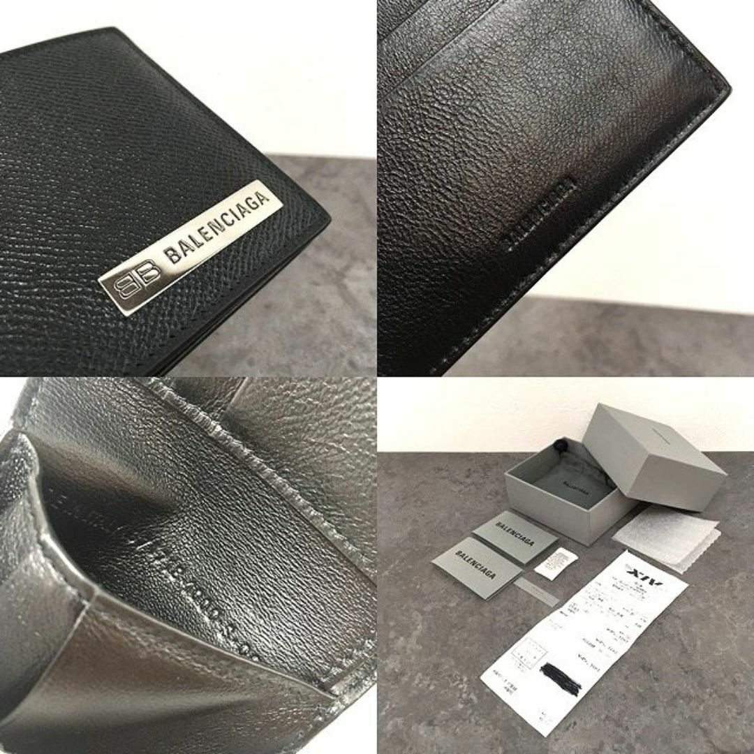 Balenciaga(バレンシアガ)の未使用品 BALENCIAGA 札入れ 671718 ブラック 79 メンズのファッション小物(折り財布)の商品写真