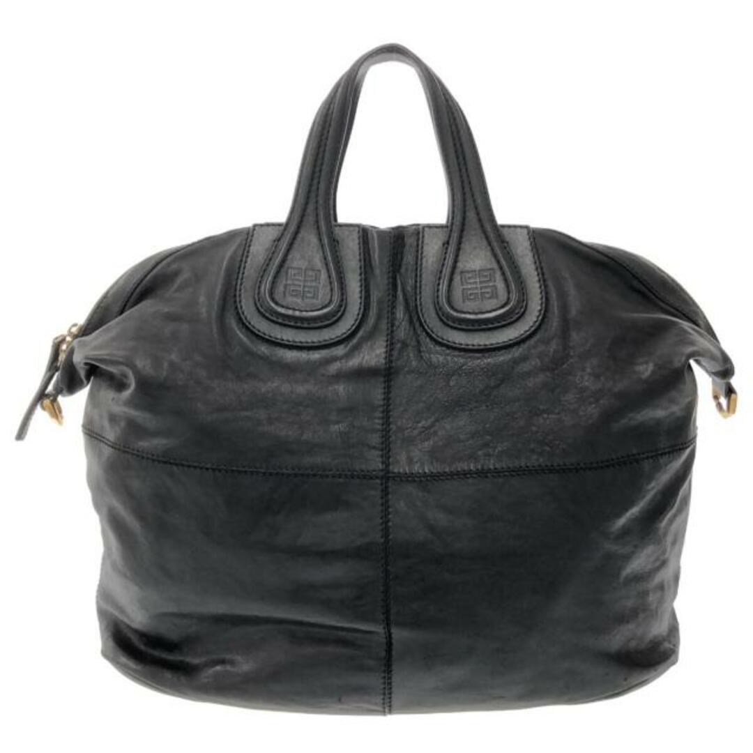 GIVENCHY(ジバンシィ)のGIVENCHY(ジバンシー) ハンドバッグ ナイチンゲール 黒 レザー レディースのバッグ(ハンドバッグ)の商品写真