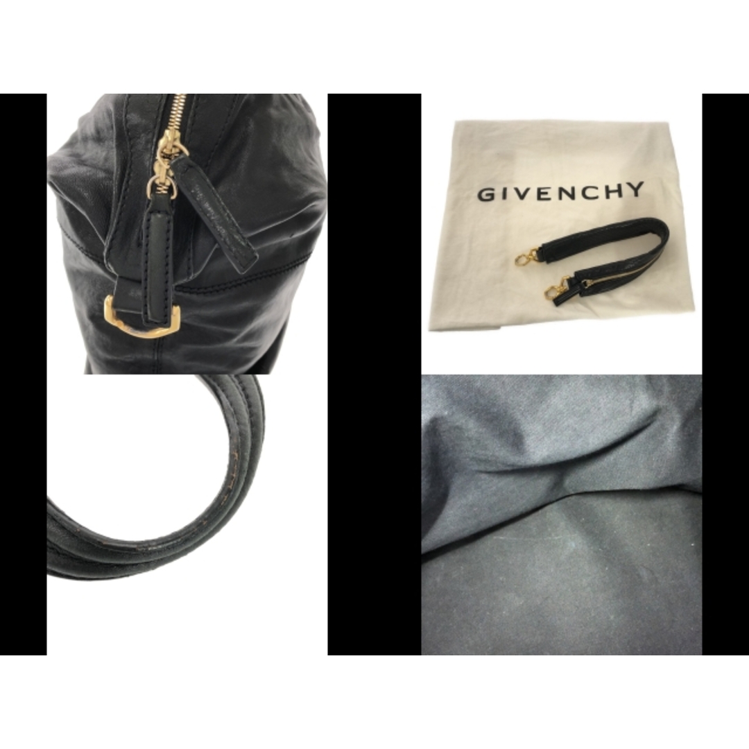 GIVENCHY(ジバンシィ)のGIVENCHY(ジバンシー) ハンドバッグ ナイチンゲール 黒 レザー レディースのバッグ(ハンドバッグ)の商品写真