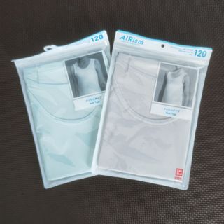 ユニクロ(UNIQLO)のユニクロ エアリズム メッシュタンク 120cm 2枚(下着)