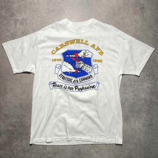 Hanes - 90s Military カーズウェル空軍基地 Tシャツ USAirForce