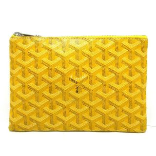 ゴヤール(GOYARD)のGOYARD(ゴヤール) ポーチ - ダークイエロー×白×マルチ コーティングキャンバス(ポーチ)