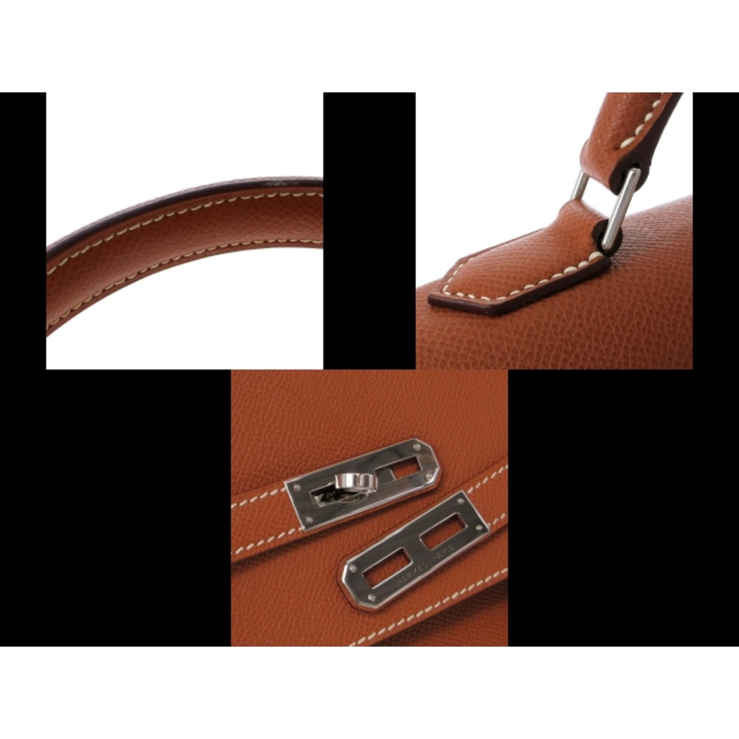 Hermes(エルメス)のHERMES(エルメス) ビジネスバッグ ケリーデペッシュ38 ゴールド シルバー金具 ヴォーエプソン メンズのバッグ(ビジネスバッグ)の商品写真