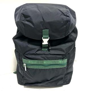 レスポートサック(LeSportsac)のLESPORTSAC(レスポートサック) リュックサック美品  ダークネイビー×ダークグリーン 神崎恵コラボ/SMARTFLAPBACKPACK レスポナイロン(リュック/バックパック)