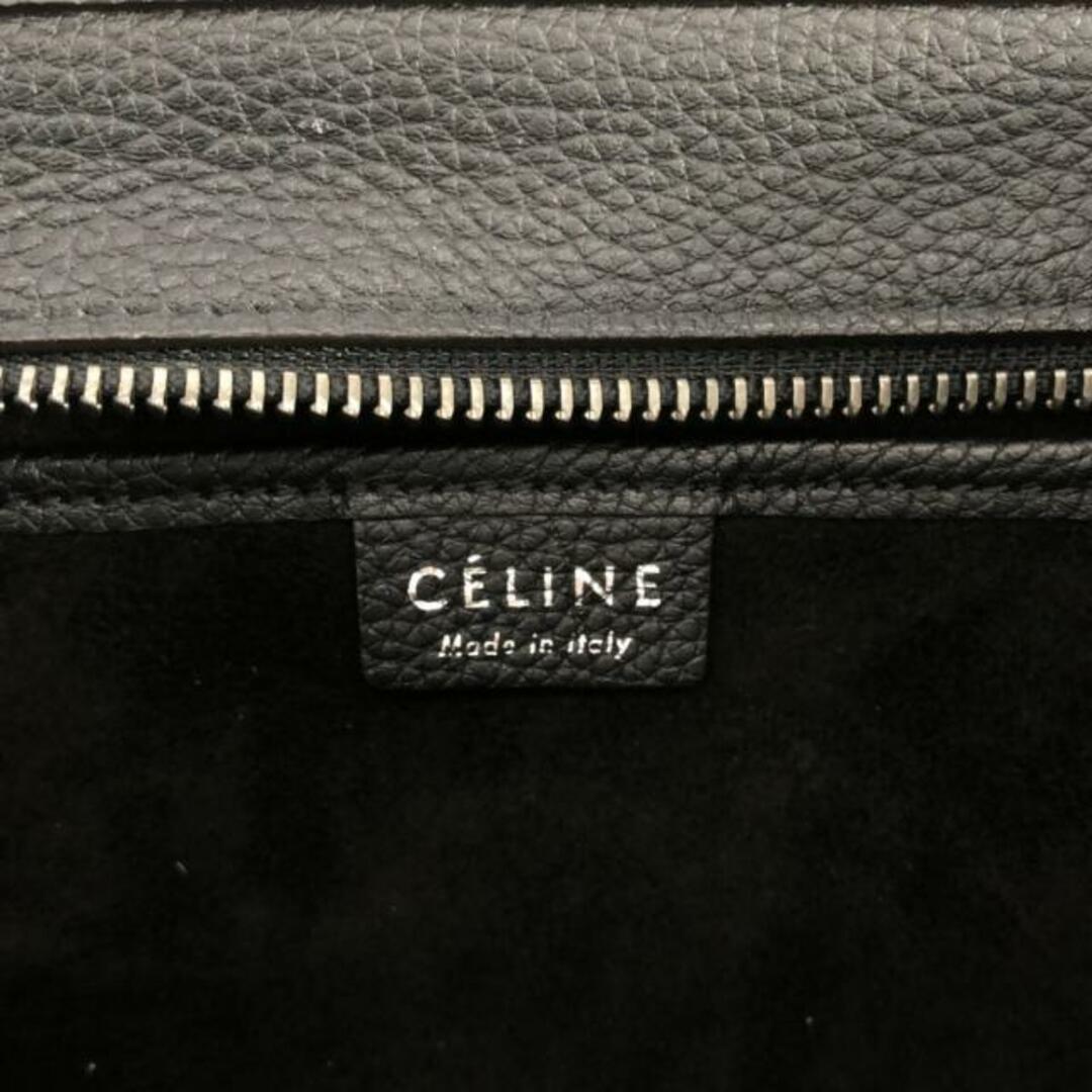 celine(セリーヌ)のCELINE(セリーヌ) ハンドバッグ ラゲージナノショッパー 168243DRU.38NO 黒 ドラムドカーフスキン レディースのバッグ(ハンドバッグ)の商品写真