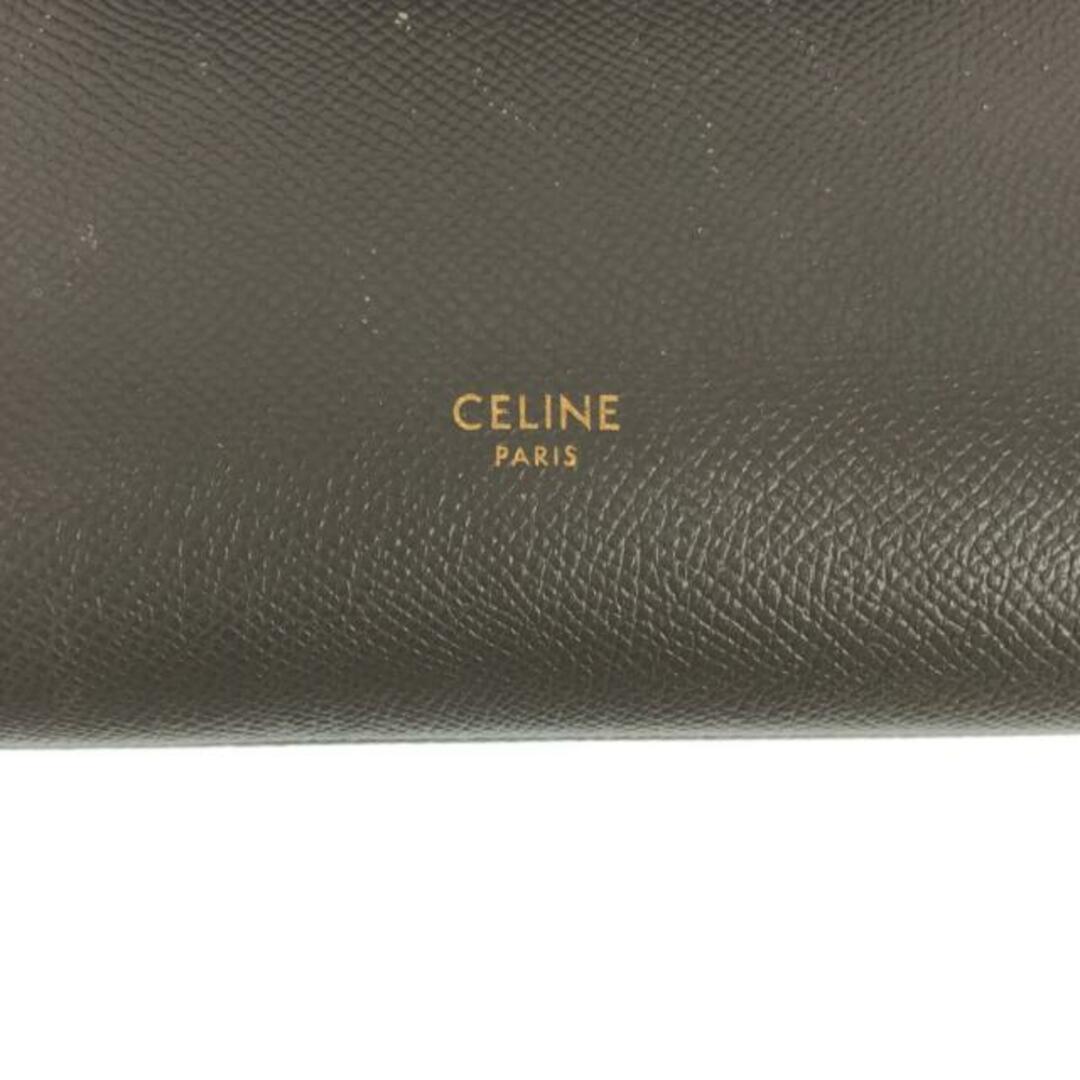 celine(セリーヌ)のCELINE(セリーヌ) ハンドバッグ ベルトバッグナノ ダークグレー グレインドカーフスキン レディースのバッグ(ハンドバッグ)の商品写真