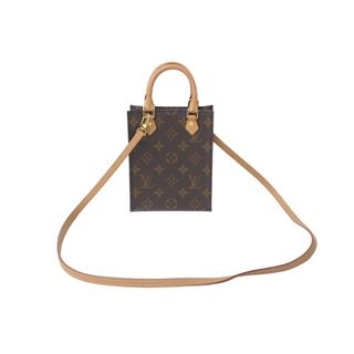 ルイヴィトン(LOUIS VUITTON)のLOUIS VUITTON ルイヴィトン ハンドバッグ 2way プティット サックプラ M69442 モノグラム 美品 中古 63597(ハンドバッグ)