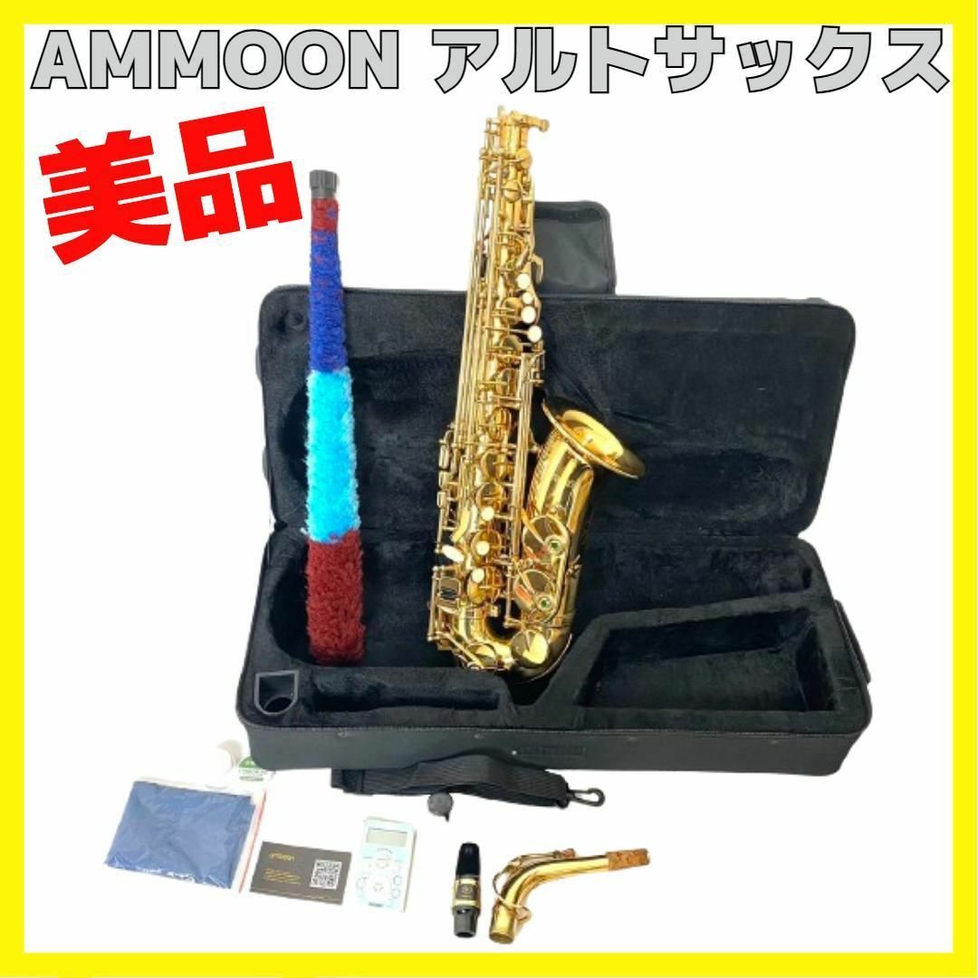 美品 AMMOON アルト サックス 管楽器 楽器 初心者 やさしい 楽器の管楽器(サックス)の商品写真