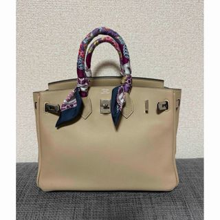 Hermes - HERMES バーキン 25 スイフト トレンチ  シルバー金具