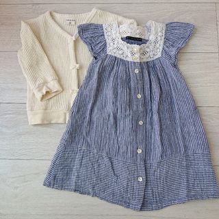 90cm女の子の春夏コーデ2点セット