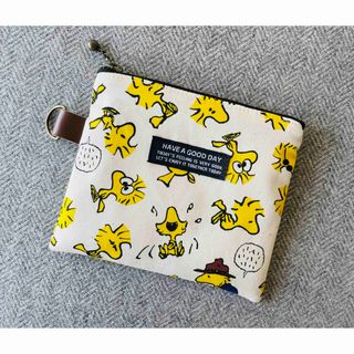 SNOOPY - ハンドメイド　ミニ保冷保温ポーチ　スヌーピー　ウッドストック