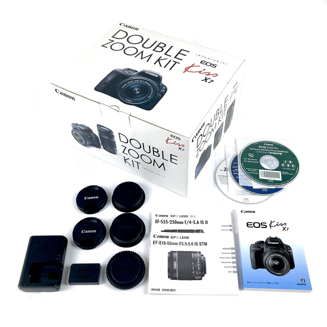 キヤノン EOS Kiss X7 ダブルズームキット 中古 キヤノン EOS Kiss X7 ダブルズームキット 中古