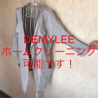 DEMYLEE - ★DEMYLEE/デミリー★極美品★七分袖ロングカーディガンM.9号