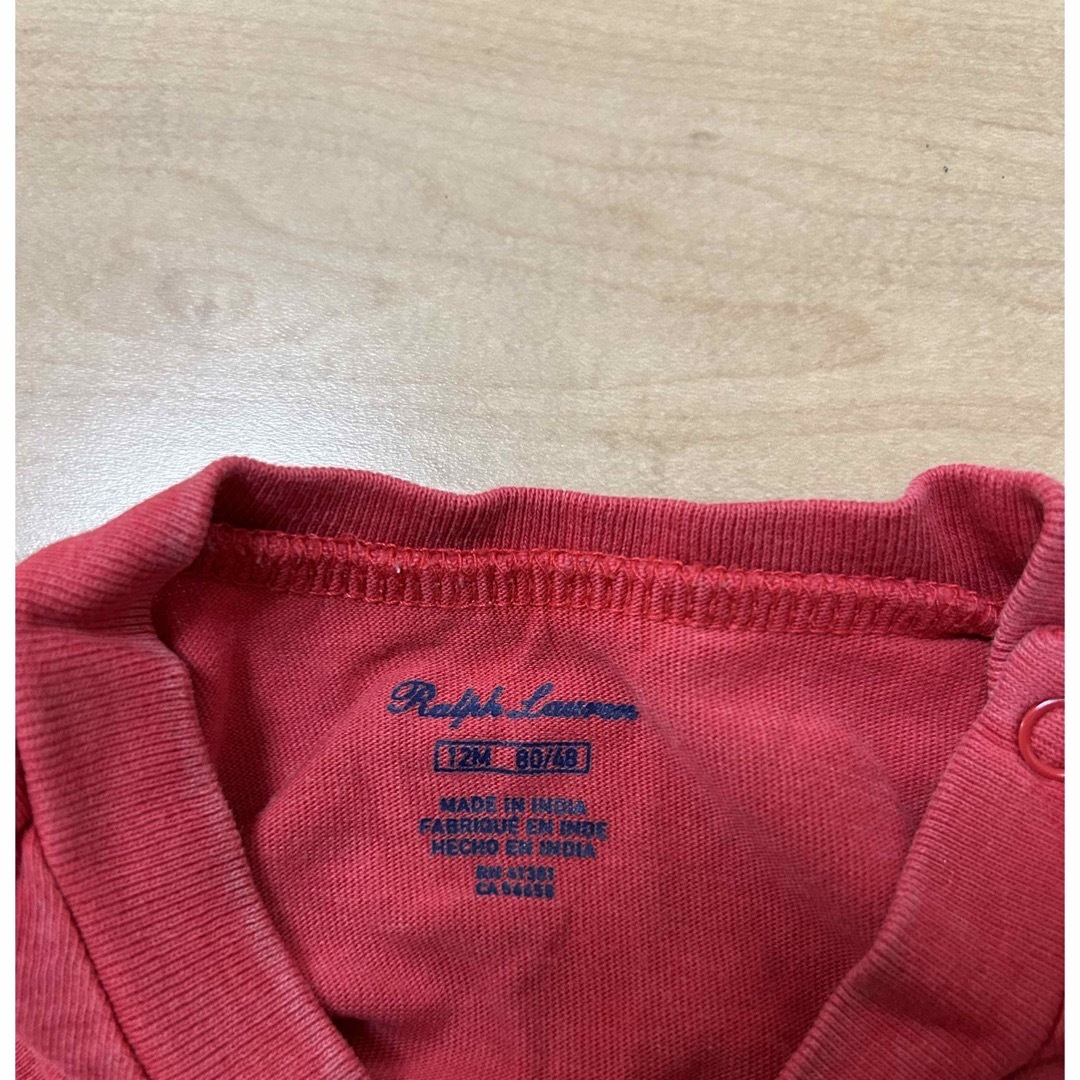 Ralph Lauren(ラルフローレン)のラルフローレンTシャツ　12M(80) キッズ/ベビー/マタニティのベビー服(~85cm)(Ｔシャツ)の商品写真